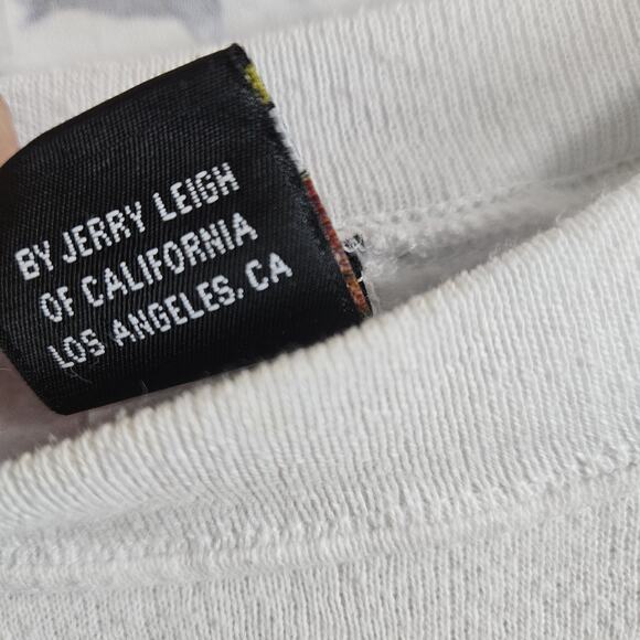 Vtg 90s Mickey & Minnie Disney Sweatshirt OSFM Mickey Unlimited Crewneck White - Picture 5 of 7